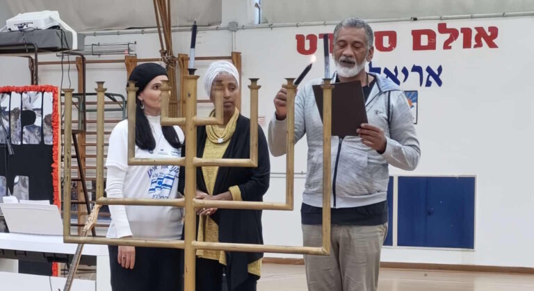 אביו של אדיר לתלמידי יב במירוץ הלפיד