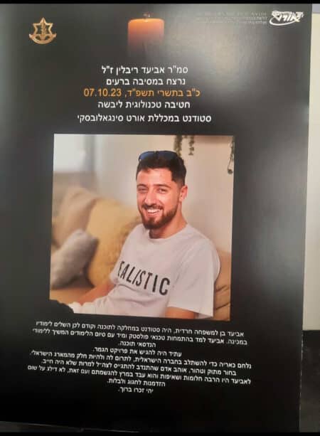 אביעד ריבלין זל_מכללת אורט סינגאלובסקי